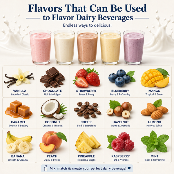 Flavors for Dairy Beverages - a Reference for Flavorists and Beverage Formulators