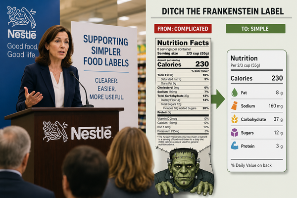 Nestle Pushes for Simpler U.S. Food Labels to Ditch 'Frankenstein' Image