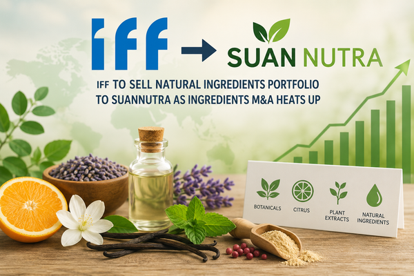 IFF Sells Natural Ingredients Portfolio to SuanNutra as Ingredients M&A Heats Up