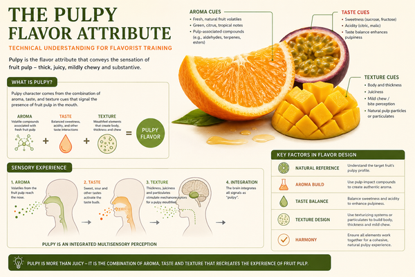 The “Pulpy” Flavor Attribute: Technical Understanding for Flavorist Training