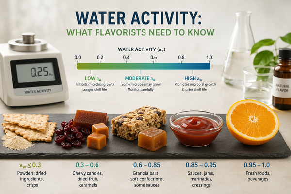 Water Activity:  What Flavorists Need to Know