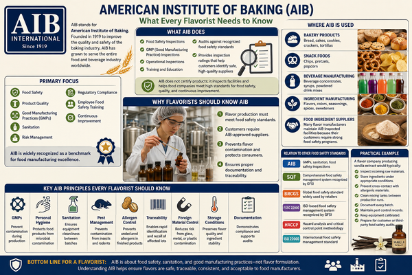 American Institute of Baking (AIB):  What Very Flavorist Needs to Know