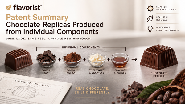 Patent Summary: CHOCOLATE REPLICAS PRODUCED FROM INDIVIDUAL COMPONENTS