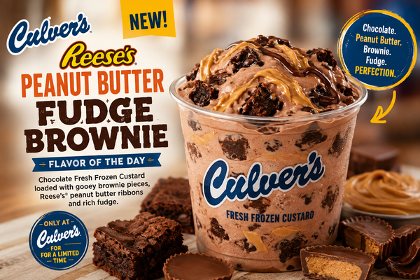 Market Watch:  New Reese’s Ice Cream Flavor Is Turning Heads: Inside Culver’s Peanut Butter Fudge Brownie Craze
