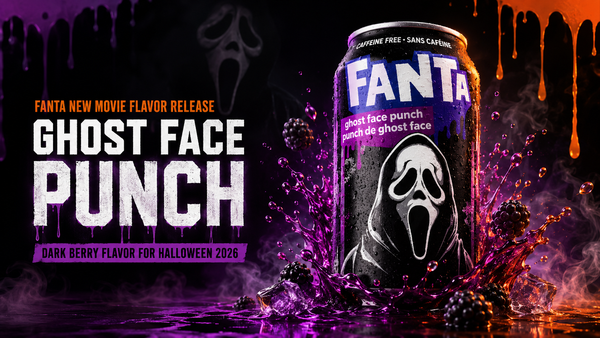 Fanta New Movie Flavor Release: Ghost Face Punch Brings Dark Berry Flavor to Halloween 2026