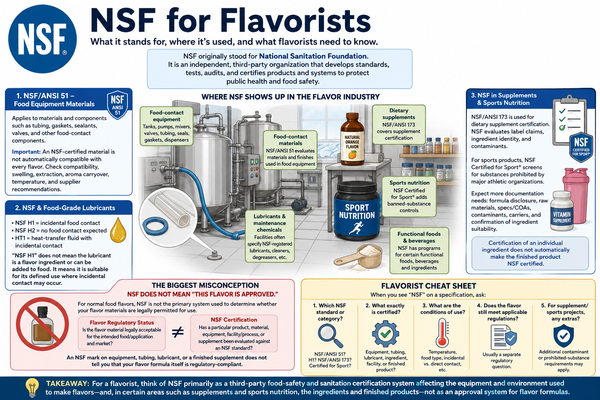 National Sanitation Foundation - What a Flavorist Needs to Know