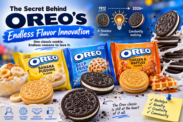 How Oreo’s Endless Flavor Innovation Keeps the 114-Year-Old Cookie Brand Relevant