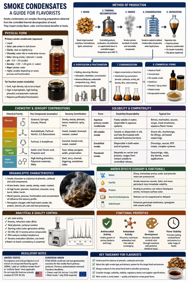 Smoke concentrates: What flavorists need to know, according to the Society of Flavor Chemists