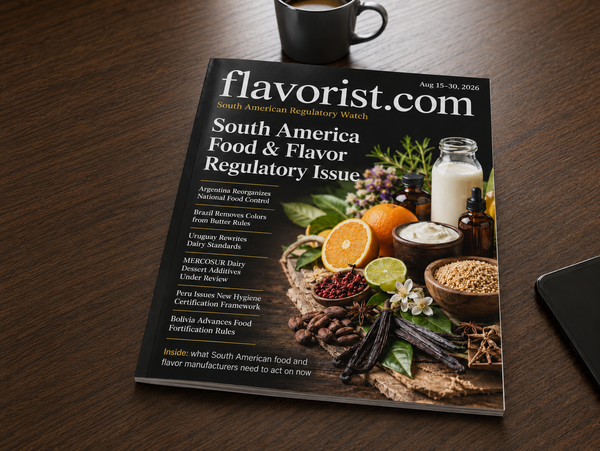 Regulatory News Digest for the South American Food and Flavor Industry: August 15 - 30, 2026