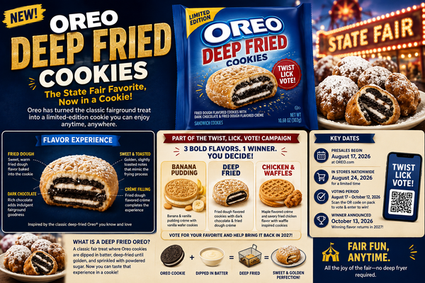 Deep Fried Oreos: Oreo Turns the State Fair Favorite Into a New Limited-Edition Cookie