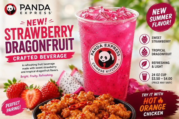 Market Watch:  Panda Express Strawberry Dragonfruit Flavor: Why Everyone Is Talking About the New Summer Drink