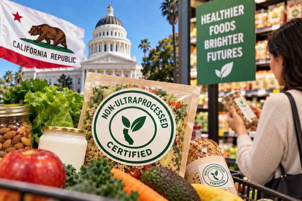 California Creates First Statewide ‘Non-Ultraprocessed’ Food Label as UPF Debate Intensifies
