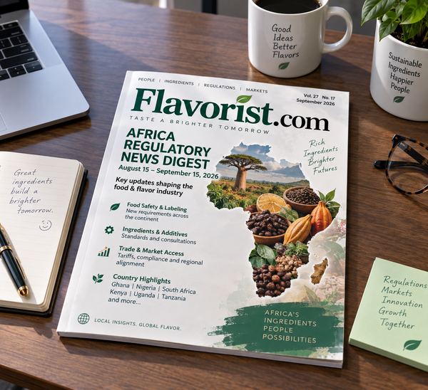 Africa Food & Flavor Regulatory Update:  Key Legal and Regulatory Developments | August 15–September 15, 2026