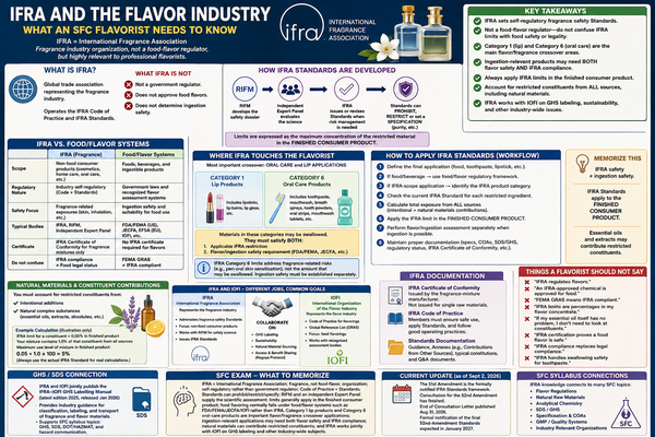 IFRA and the flavor industry — what an SFC flavorist should know