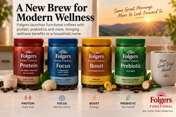 Folgers launches nutritious coffee with added protein, fiber