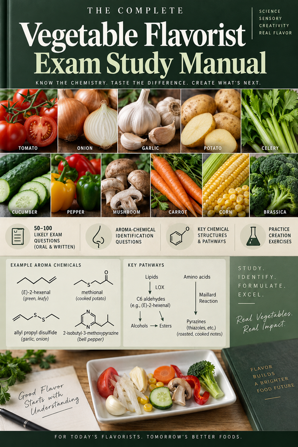 Vegetable Flavor Creation — Certified Flavorist Study Guide