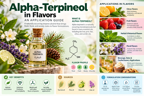 Alpha-Terpineol in Flavors: An Application Guide