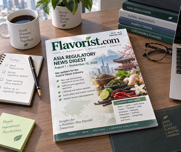 Asia Food & Flavor Regulatory Update: Key Legal and Regulatory Developments | August 1–September 15, 2026