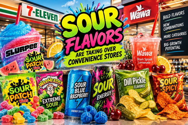 Sour Flavors Surge as Convenience Stores Tap Into Consumers’ Appetite for Bold, Intense Experiences