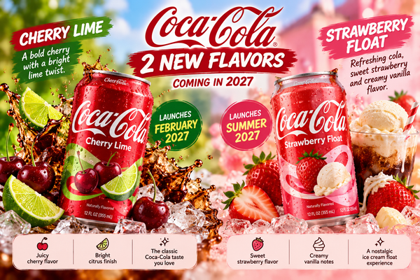 New Coca-Cola Flavors 2027: Cherry Lime and Strawberry Float Are Coming—Here's What to Expect