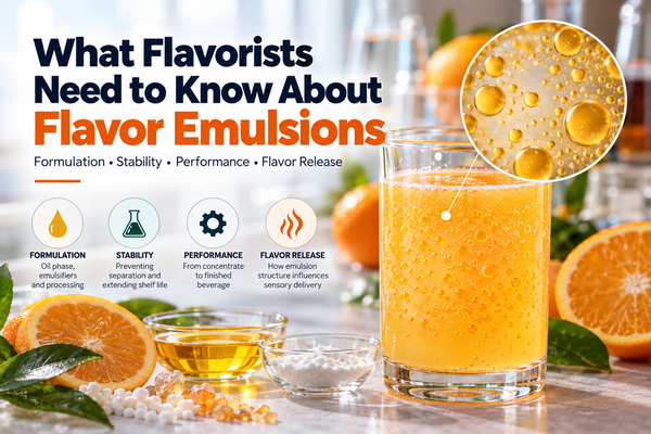 Flavor Emulsions: What Flavorists Need to Know About Formulation, Stability and Performance