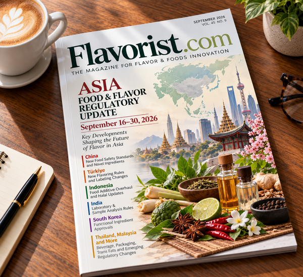 Asia Food & Flavor Regulatory Update: September 16–30, 2026