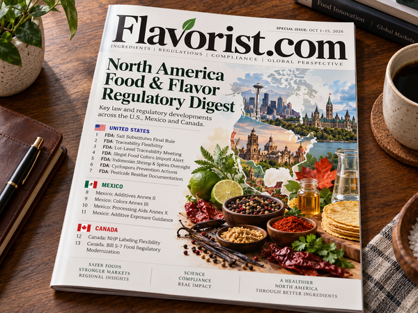 North America Food & Flavor Regulatory Digest: October 1–15, 2026