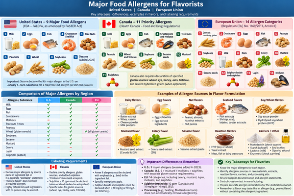 Food Allergens: What Flavorists Need to Know