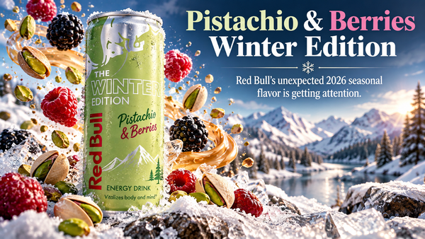 New Red Bull Flavor 2026: Pistachio & Berries Winter Edition Is Getting Attention