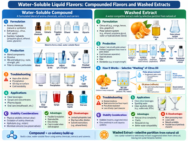 Water-Soluble Liquid Flavors: An SFC Study Guide