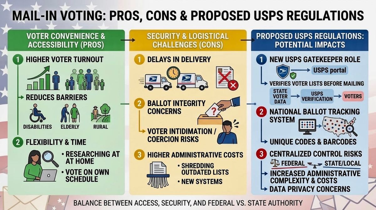The Postal Service moves to help Trump stop mail voting