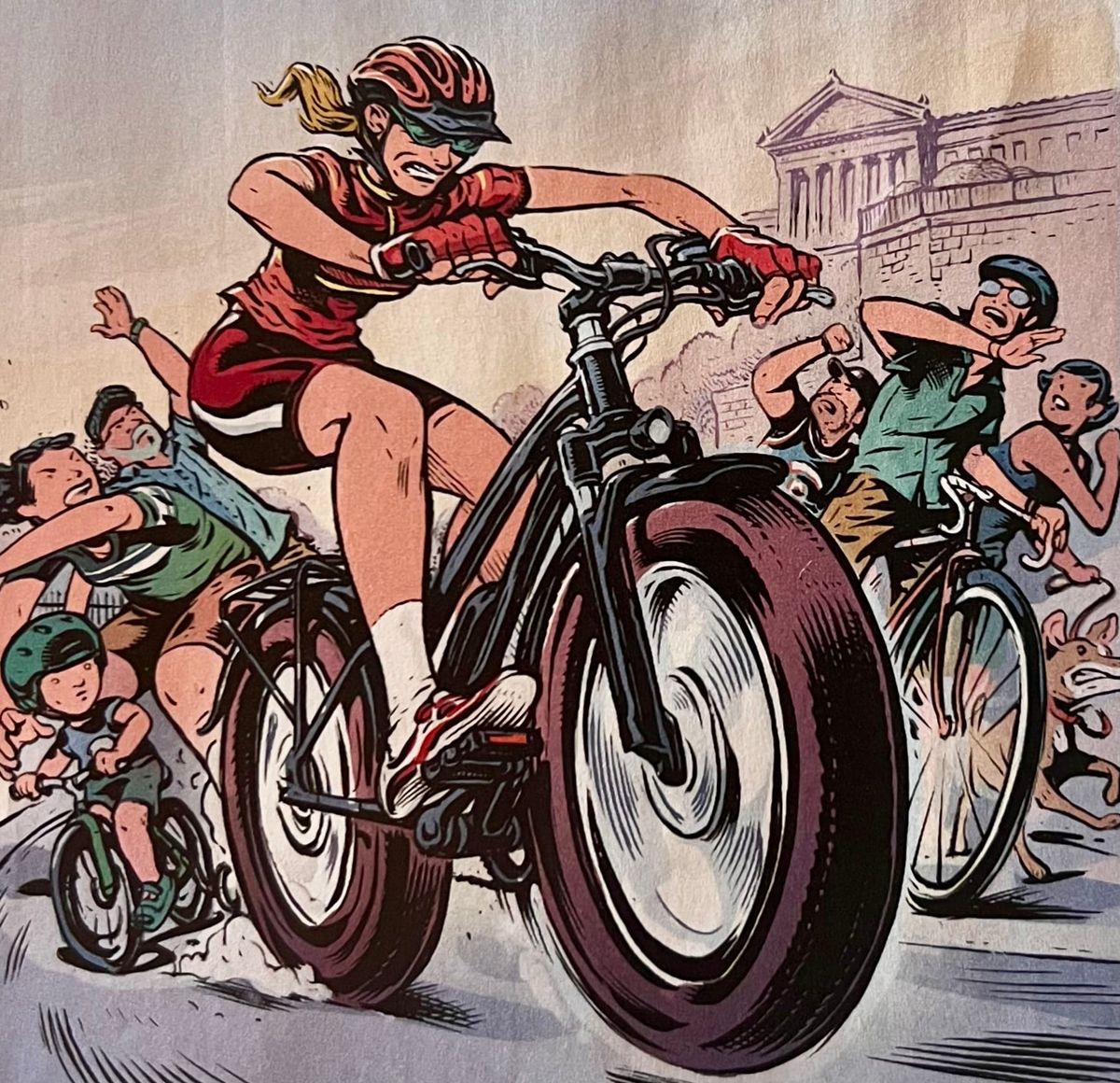 The taste of a bicyclist’s tears