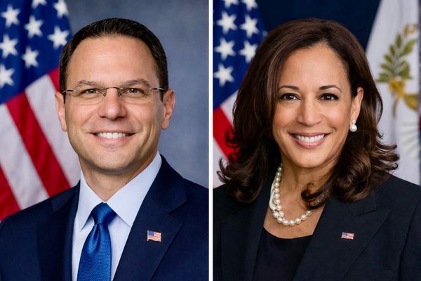 Josh Shapiro, Kamala Harris drop the gloves