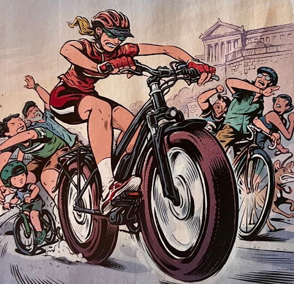 The taste of a bicyclist’s tears