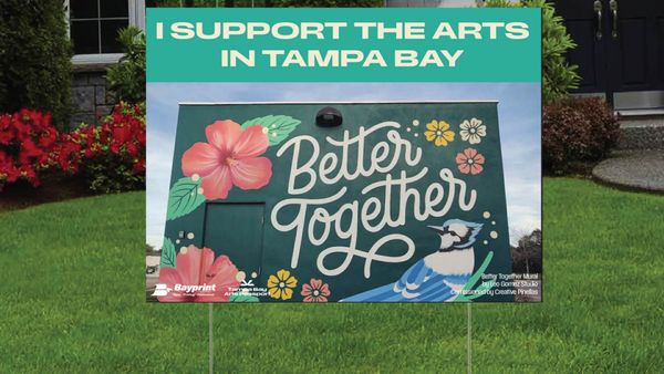 Show Your Support with an art Yard Sign
