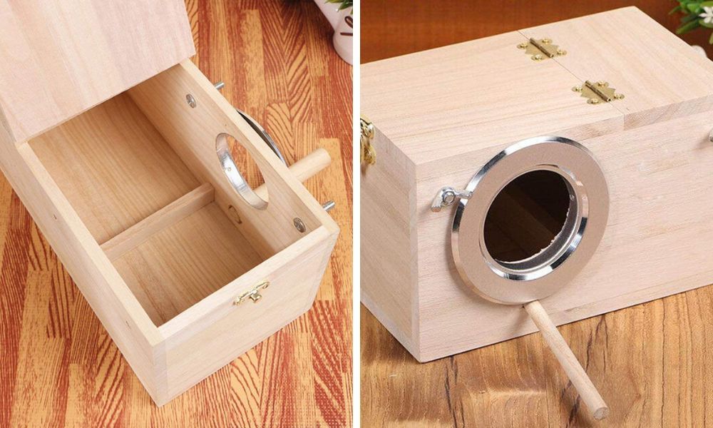 Parakeet Nesting Box, Breeding cage