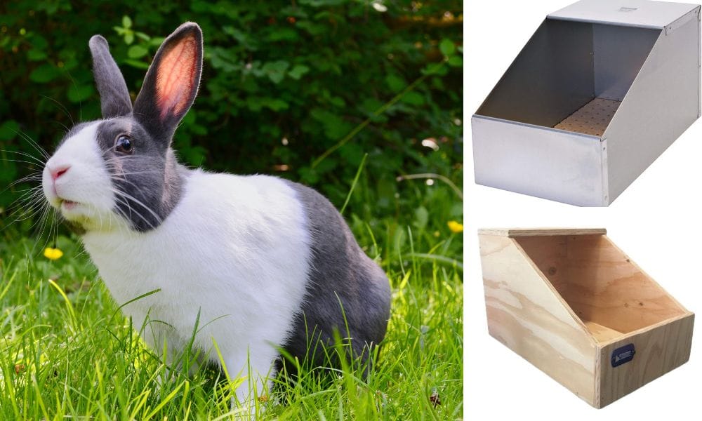 Rabbit nesting boxe