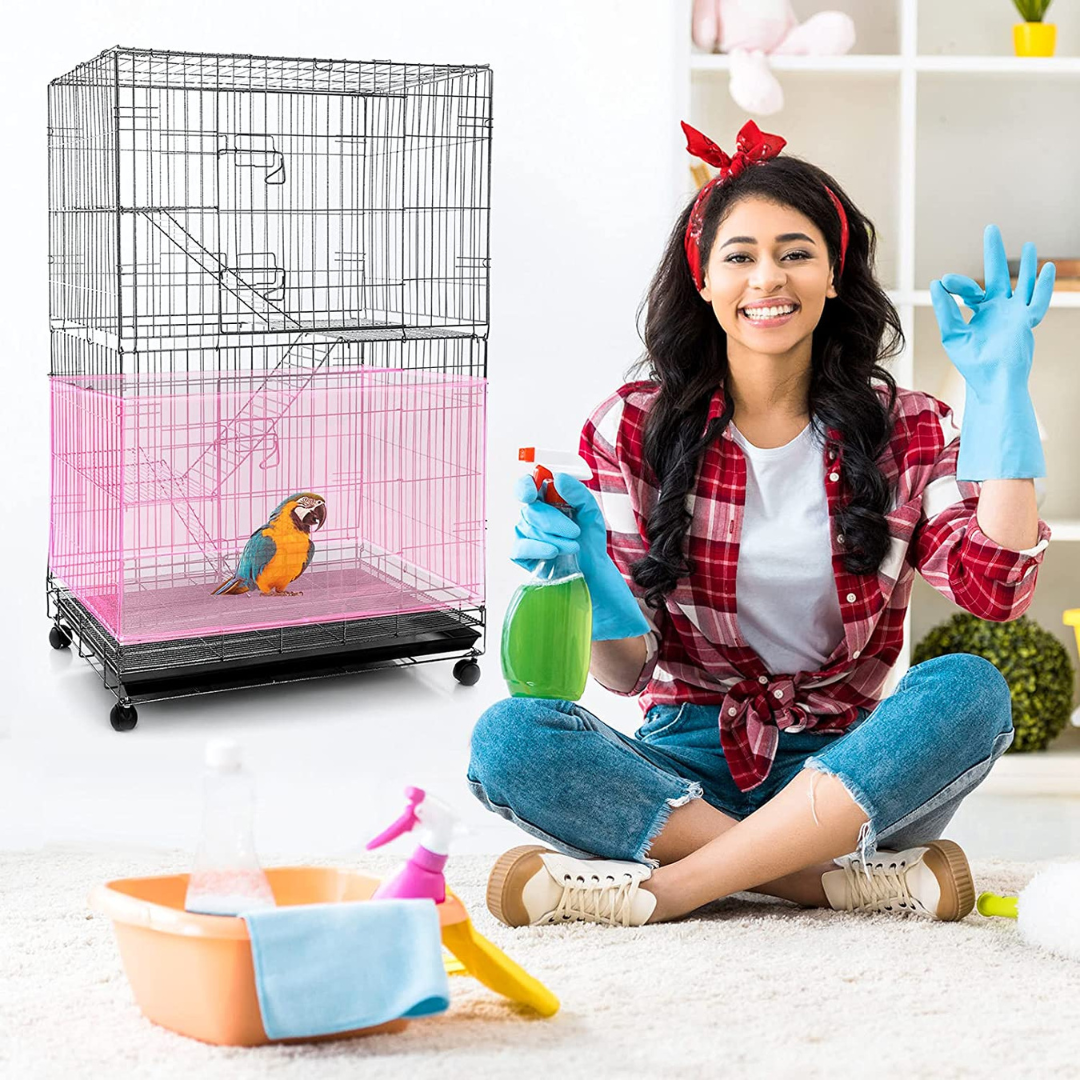 bird cage seed catcher