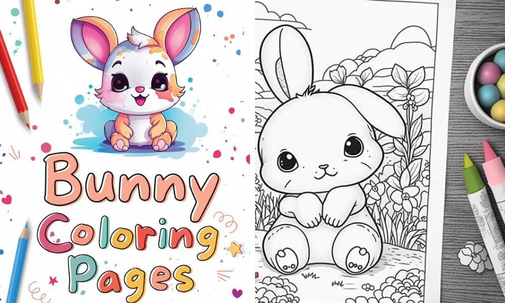 Bunny Coloring Page