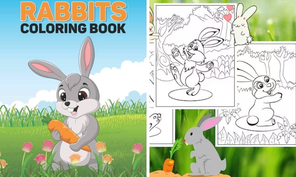 Rabbit Coloring Page