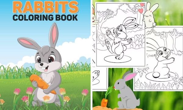 Rabbit Coloring Page
