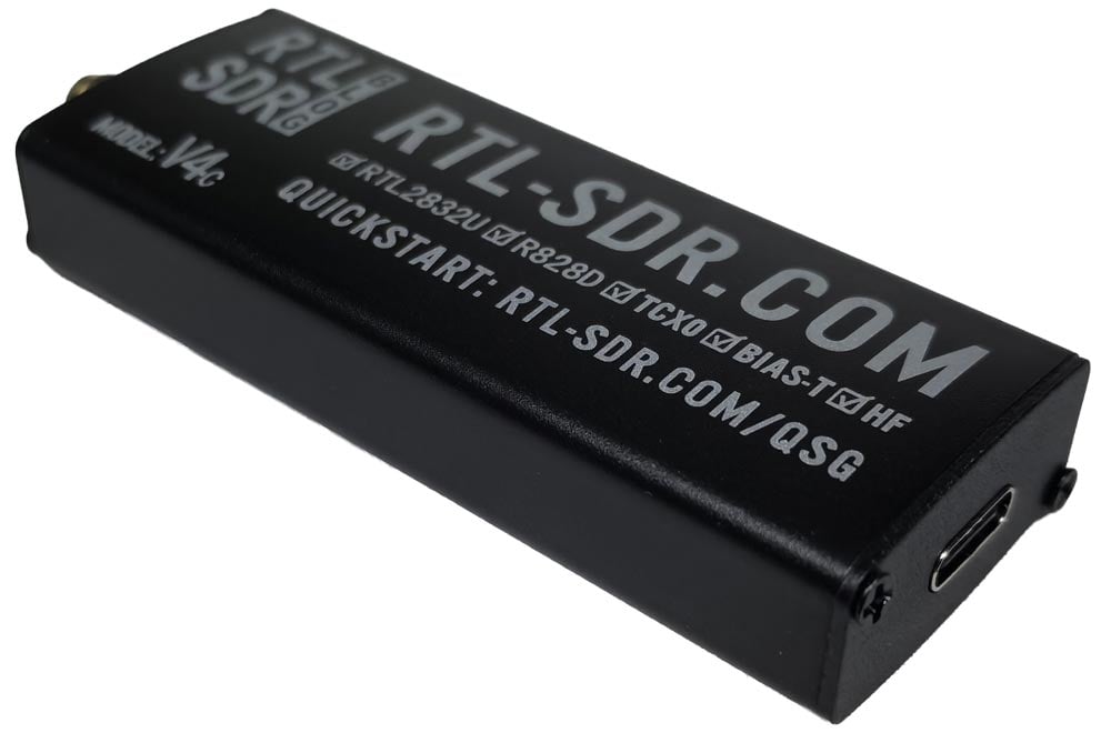 The new V4c RTL-SDR Blog V4 with USB-C Plug
