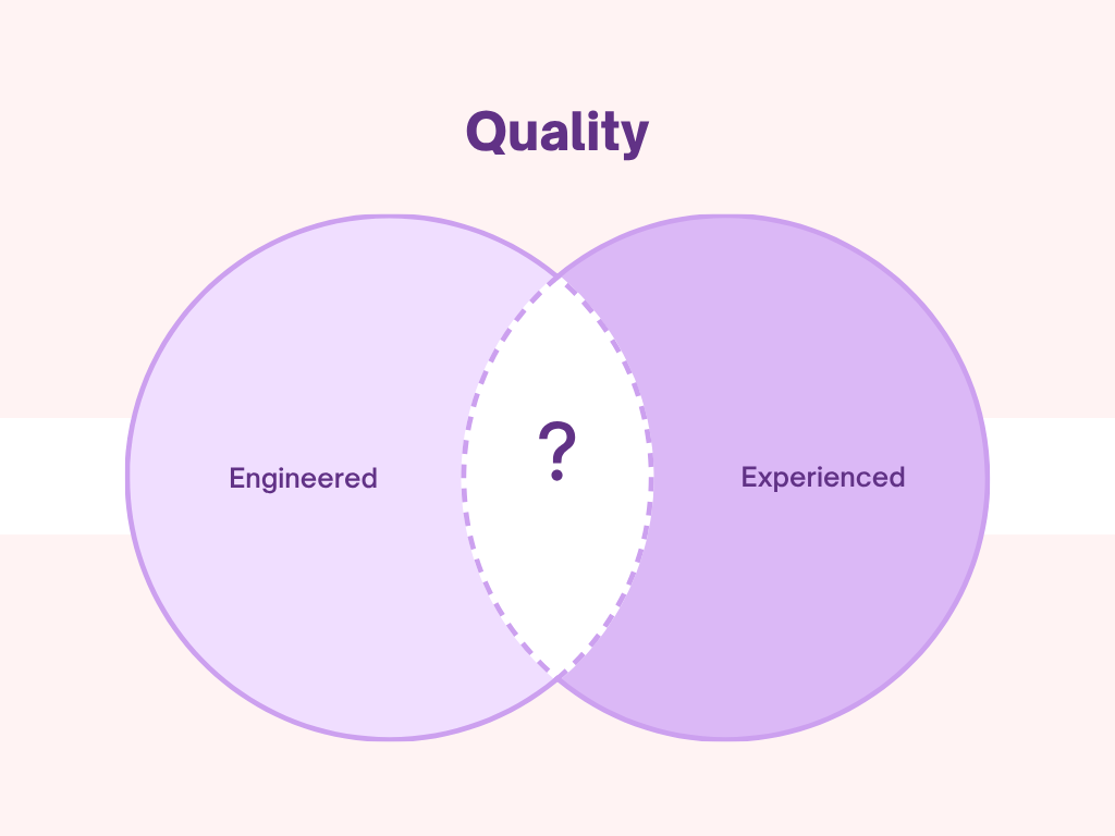 Quality = Engineered + Experienced - explained with fountain pens.