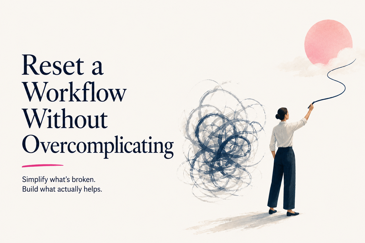 Reset a Workflow Without Overcomplicating