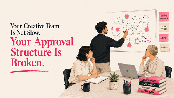 Your Creative Team Is Not Slow. Your Approval Structure Is Broken.