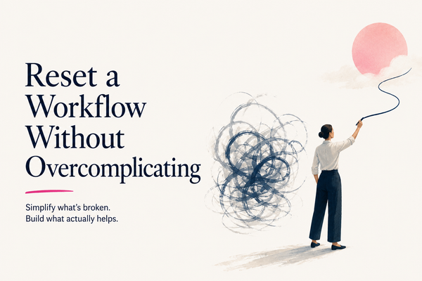Reset a Workflow Without Overcomplicating