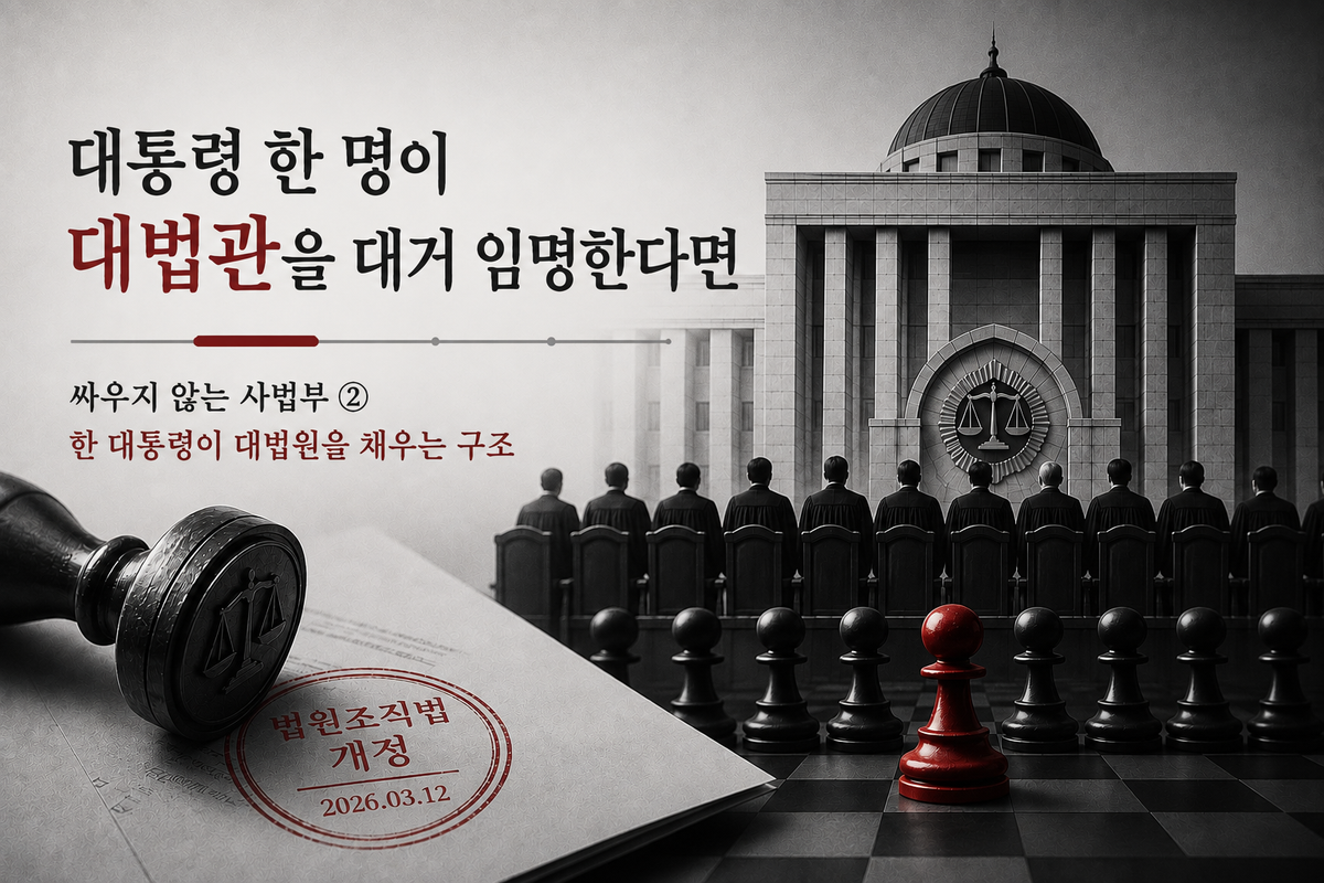한 대통령이 대법원을 채우는 구조  — 싸우지 않는 사법부 ②