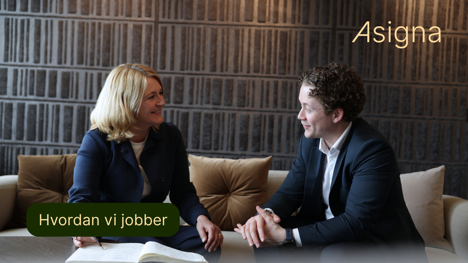 Asigna – tydelige prosesser og menneskelig innsikt i lederoverganger og utvikling.