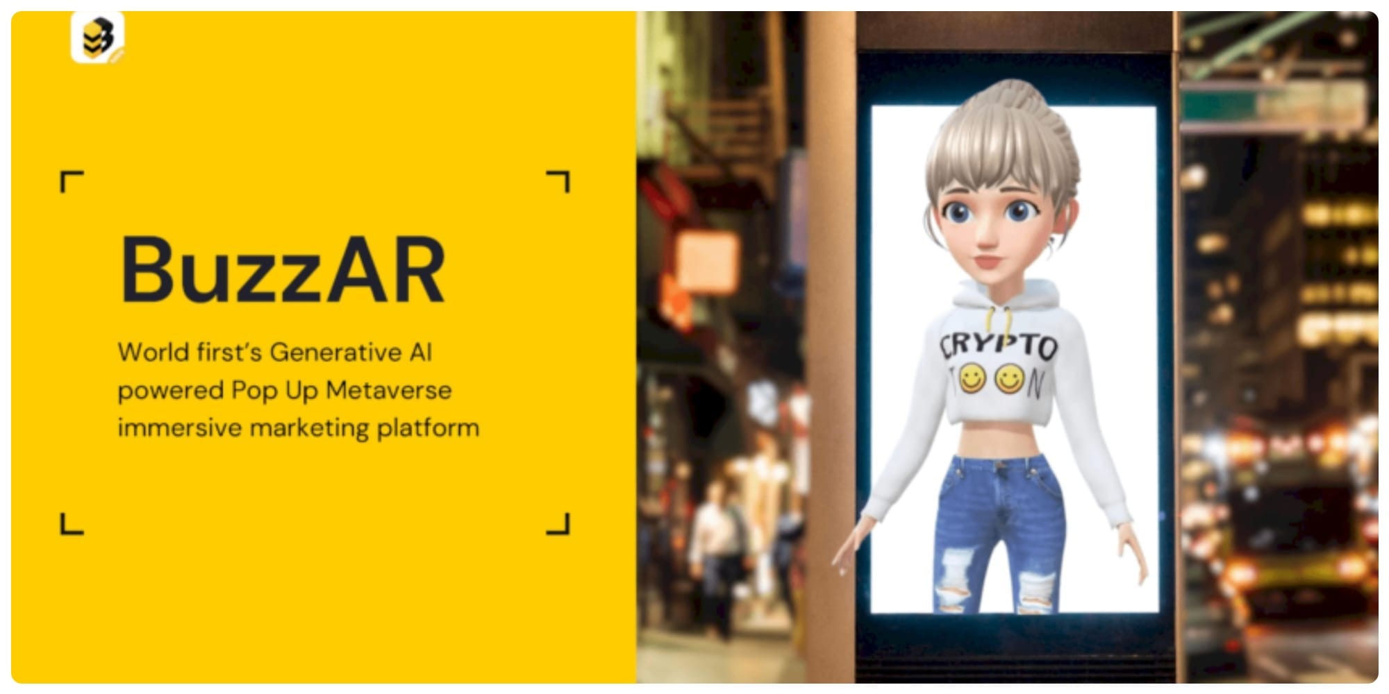 BuzzAR World's first Generative AI powered pop up metaverse immersive marketing platform