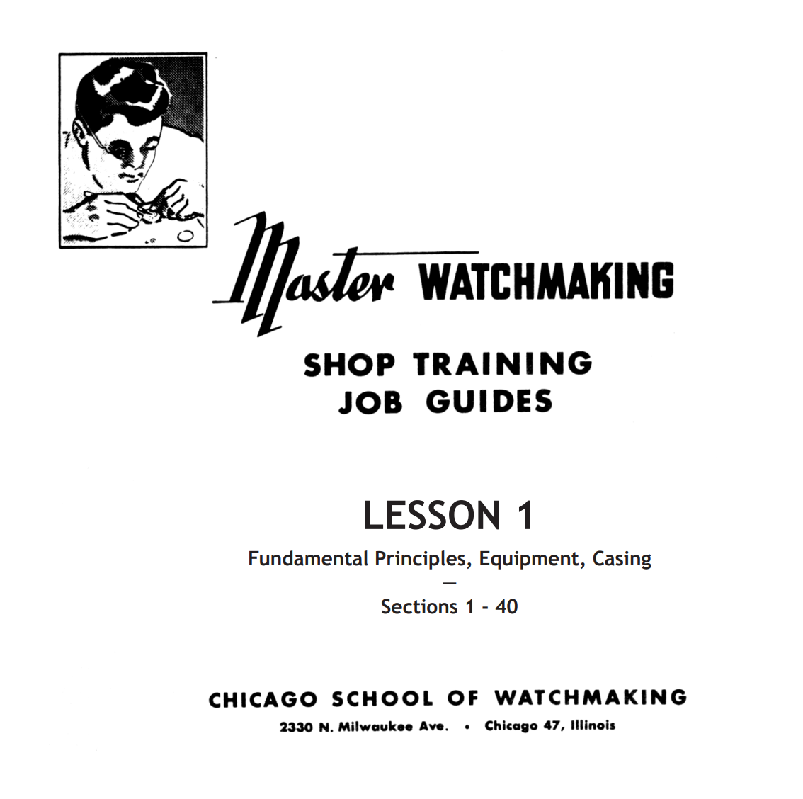 《Chicago School of Watchmaking》Lesson1-35